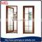cheap double pane powder coating aluminum profile apartment door