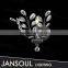 china supplier 2015 new silver wall lighting modern leaf shape crystal chandelier small wall lighting fixture wall lamps