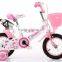 lovely 12 inch girls children bike / Pink princess children bicycles / single speed kids bike