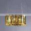 Stainless Steel Round LED Suspension Lights for Corridors Decorative