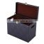 Office stationary faux leather A4 paper box/storage box
