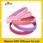 Hot Sale Debossed Logo Silicone Wristband for Luscious Girls