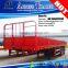 3 FUWA BPW axles Cheap column board type side wall semi trailer side panel trailer truck for sale
