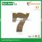 Koyal Wholesale Vintage Freestanding Wooden Numbers, 4.75-Inch