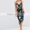 2016 High Brand Quality Sexy Summer Floral Printed Women Dresses For Casual