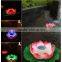 4pcs lotus lanterns led solar light, waterproof underwater lights, garden floating pool outdoor lighting