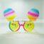 Plastic Party Glasses with Smile Face/ Flip Cover Glasses