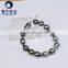 2016 Cheap Baroque stylish 9-11mm genuine natural tahitian pearl bracelets for women with 925 sterling silver clasp
