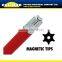 CALIBRE 9pc T10-T50 Colored Magnetic Extra Long Star Key Set
