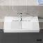 KKR solid surface stone bathroom basin sink , european style double sink bathroom vanities
