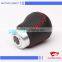 Black Leather Universal Fit Car Auto Gear Lever Stick Shift Knob 5 Speed