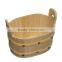 2016 New Design Round Wooden Buckets with Reindeer
