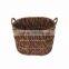Eco- friendly water hyacinth baskets, water hyacinth storage baskets, water hyacinth laundry baskets with good price