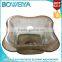 China Boweiya French Rectangular Tempered Glass Container For Foot Bath