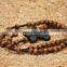 Olive Wood Rosary with Holy Soil Cross