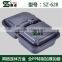 black disposable food container with hinged lid microwave safe, BPA free, FDA approval