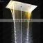 380*700mm stainless steel rain water column waterfall shower head led bathroom shower