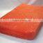 Orange Plush Dots Minky Changing Pad Covers