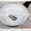Aluminum Ceramic non stick frying pan & wok pan with lid with induction base and silicon handle