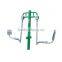 Green seated leg stretcher outdoor school gym equipment