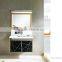 Smooth wood modern washroom fashion towel rack wall simple style big size cabinet