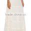 2016 latest skirt design pictures, long skirts fashion 2016 100% cotton plain colour long skirts with smocked embroidered waist