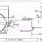 Taiwan SD-83-513 low speed 4w 50/60HZ AC servo motor for level gage Made in Taiwan