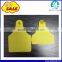 Yellow ear tag TPU material calf cattle ear tag in 78*56mm                        
                                                Quality Choice