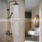 Wall Mounted Mordern Solid Brass Bathroom Shower with Handle Shower