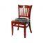 Leather and wood dining chairs YA70190