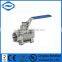 3pc type female thread ball valve