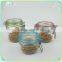 Hot Sale Hermetic Glass Clip Jar with Glass Lid