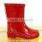 China hotsale cheap orange clear kids rubber rain boots
