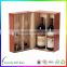 China Trade assurance cardboard wine bottle box divider/top grade corrugated paper wine box