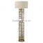 2017 hotel decorative metal wire floor lamp with linen shade good for inn decor high end standing reading lamp