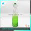 Eco-friendly Colorful Clear Glass Oil Bottle