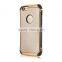 Electroplating Metal Cover Hybird TPU+PC Hard Case Shockproof Armor Back Case for IPhone 6 6s 6s Plus Samsung s7 S7edge