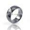 Stainless steel Ceramic micro-setting cz diamond new coming design black simple ring jewelry