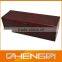 Best Sell factory custom made black glossy leather box for wine (ZDS-F361)