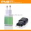 2015 new design colorful universal travel adapter with usb charger for cell phone