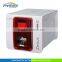 factory authorized seller evolis zenius single sided smart id card printer 300dpi 10 to 30 mil