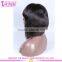 Fashionable Silky Straight Natural Color Short Fashion Hair Cuts Lace Front Wig With Bangs