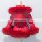 2015 wholesale women red down jacket with fur trim for women D15