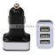 usb adapter 3 in 1 with hub 3 usb port,for macbook pro mobile power adapter car,for mp3 player multi car adapter