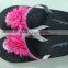 Latest Ladies Anckle Flower Decoration for Summer Wedge Sandals