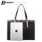 business genuine leather women briefcase designer tote shoulder bag