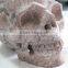 Stone skull carved,natural carved stone skull