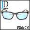 2016 Ice Blue Mirror Lenses Sunglasses Square Fashion Wooden Sunglasses Polarized