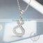 925 sterling silver hollow 8 necklace fashion women necklace supplies 6360447