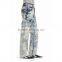 Biker Jeans Blue Denim jeans pantalon (LOTK066)